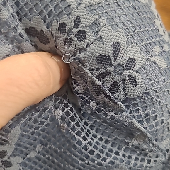 NWT Victoria Secret Size 32D Freedom Cloud Blue Floral Lace Plunge Bra - Picture 10 of 14